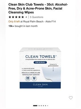Set of Two Clean Towels